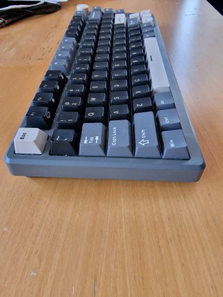 Teclado Mecánico RK M75 Gris/Blanco