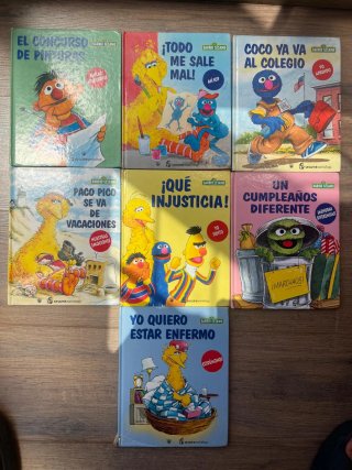Se vende libros de la saga barrio sesamo