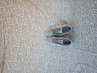 Nikes Beige Gris