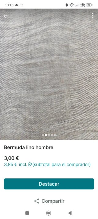 Bermuda de lino Springfield