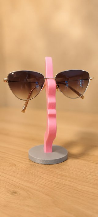 Soporte para gafas diseño cara