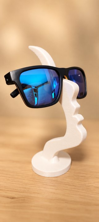 Soporte para gafas diseño cara