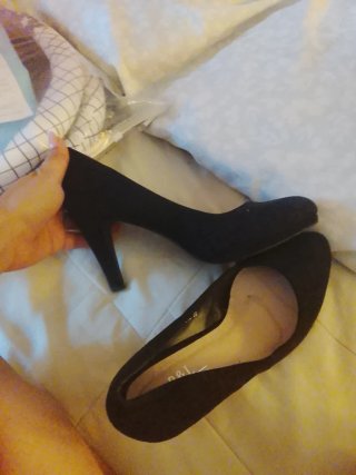 Zapatos tacón P&L negros