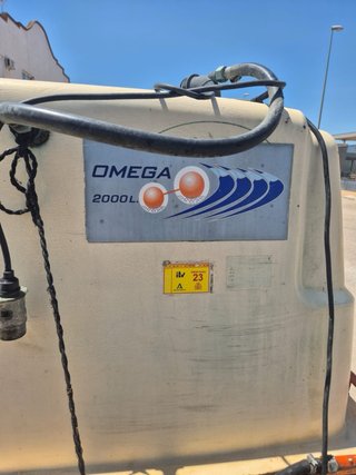 Cuba de azufrar remolcable