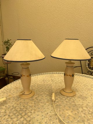 Lámpara techo y 2 lámparas de mesa a conjunto