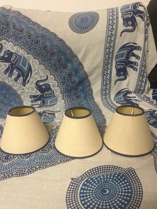 Lámpara techo y 2 lámparas de mesa a conjunto