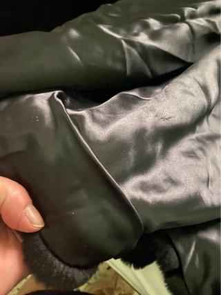 Abrigo vintage negro talla única. Alta gama