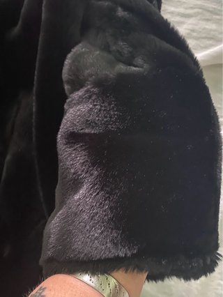 Abrigo vintage negro talla única. Alta gama