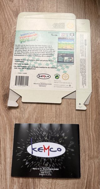 Top Gear Rally Caja + Manual Game Boy Color