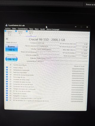 Crucial X6 SSD Portátil 2TB USB-C