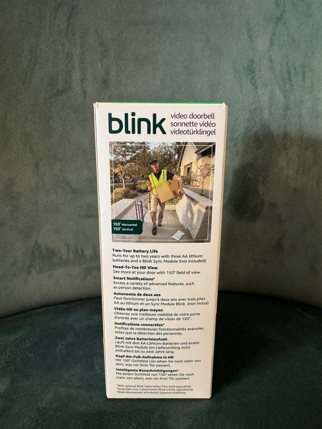 Blink Video Doorbell 2.a Generación - Negro