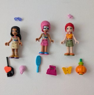 LOTE 3 Minifiguras LEGO Friends