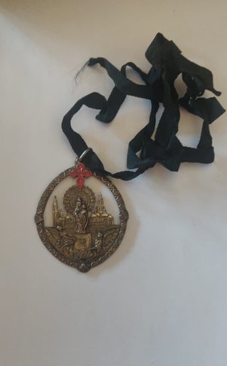 Medalla Antigua Virgen del Pilar