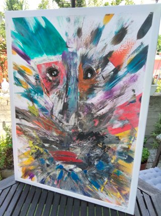 Quadro La demenza 60x80 cm acrilico