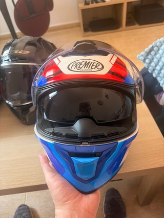 Casco Premier Devil Azul/Blanco/Rojo talla L