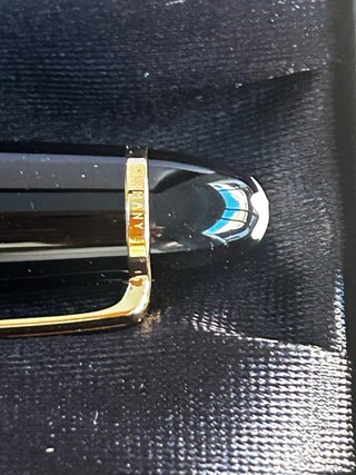 Bolígrafo Roller Montblanc Negro y Dorado