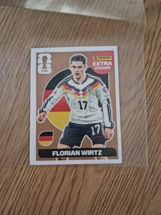Cromo Florian Wirtz Extra Bronce Mundial 2026