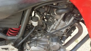 Yamaha XT 660X Supermotard Roja y Negra