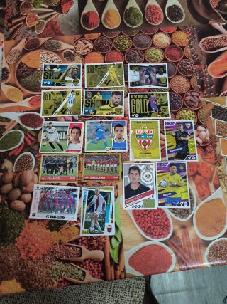 Colección cromos fútbol varios jugadores