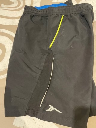 Pantalón deportivo Décimas negro y azul
