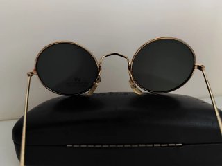 Gafas de sol redondas retro metal estilo retro
