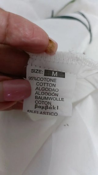 Camisa bordada Blu Deise Algodón