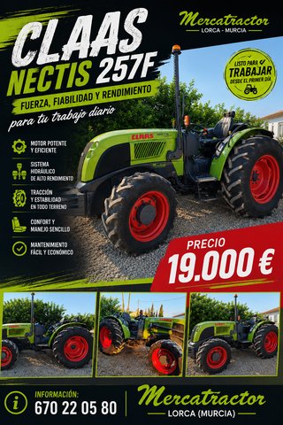 Tractor CLAAS NECTIS 257F