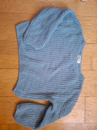 Jersey azul de punto