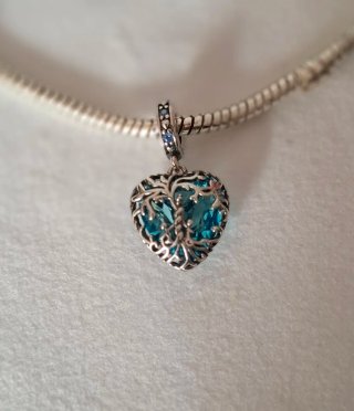Charm Corazón Árbol de la Vida