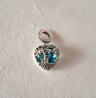 Charm Corazón Árbol de la Vida