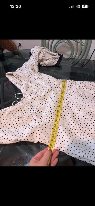 Traje Flamenca Lunares Blanco y Negro