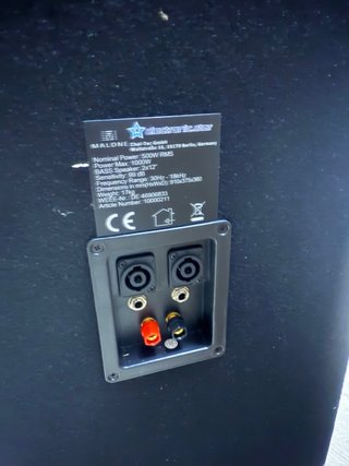 Altavoz malone Nominal Power: 500W RMS
