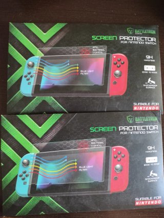 2 Protectores Pantalla Nintendo Switch Battletron