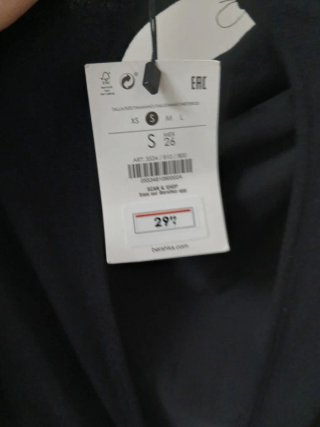 Vestido negro manga larga