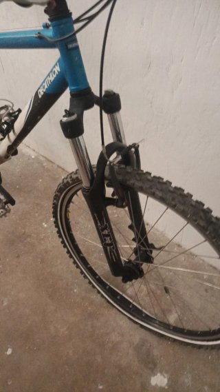 Bicicleta Decathlon Rockrider Blanca/Azul