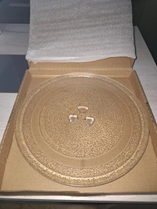 Plato giratorio microondas 24,5cm de diametro