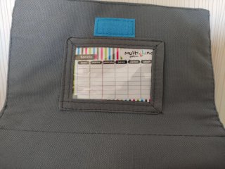 Estuche Multiusos Gris y Azul