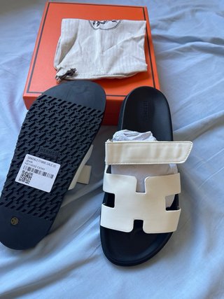 Sandali Hermes Bianchi e Neri