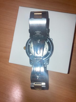 Reloj Seiko 5 7S26-04E2 50M Automático Oro/Plata