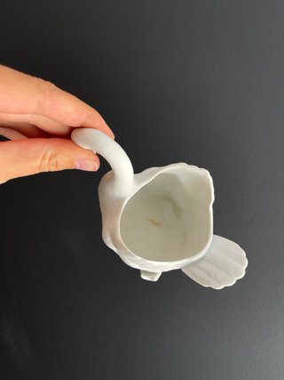 Cisne Vista Alegre em Porcelana