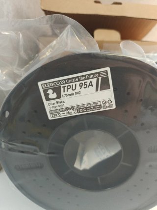 ELEGOO Filamentos TPU 95A 1.75mm Negro y Blanco