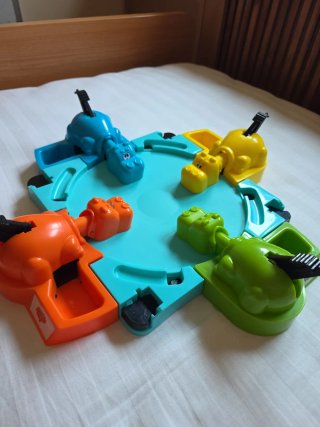 Juego Tragabolas Hipopótamos