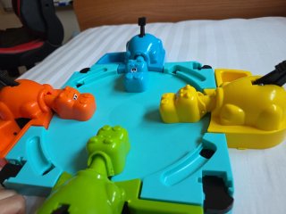 Juego Tragabolas Hipopótamos
