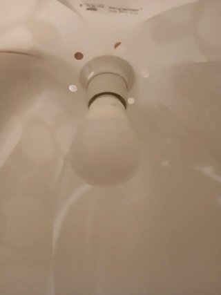 Lámpara colgante Ikea blanca