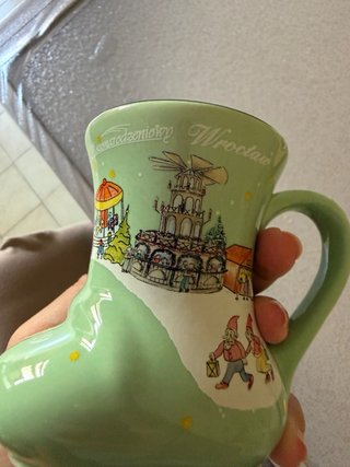 Tazza stivale Mercatino Natale Wrocław 2019