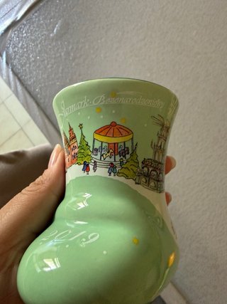 Tazza stivale Mercatino Natale Wrocław 2019