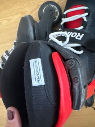 Patines Rollerblade Rojos y Negros