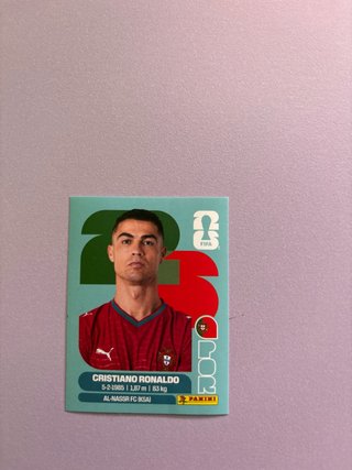 Cromos Mundial 2026: Messi, Ronaldo, Portugal