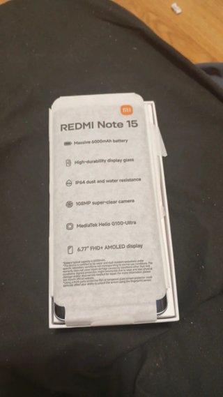 REDMI Note 15 6000mAh