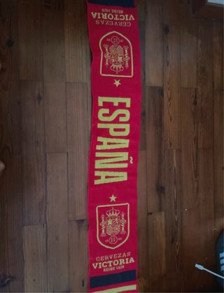 Bufanda España Cervezas Victoria Roja